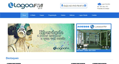 Desktop Screenshot of lagoafm.com.br